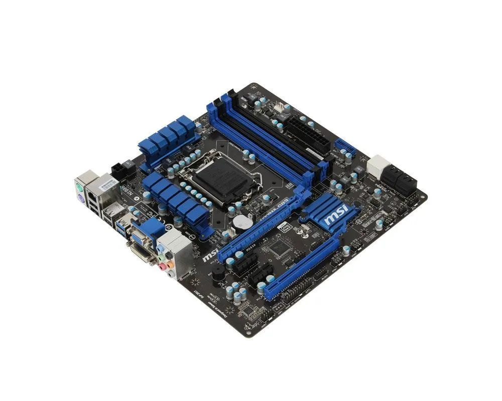 H77MA-G43 - MSI Desktop Motherboard Intel H77 Express Chipset Socket H2 LGA-1155 Micro ATX 1 x Processor Support 32GB DDR3 SDRAM Maximum RAM CrossFireX Support Serial ATA/300, Serial ATA/600 Yes Controller 2 x PCIe x16 Slot 2 x USB 3.0 Port