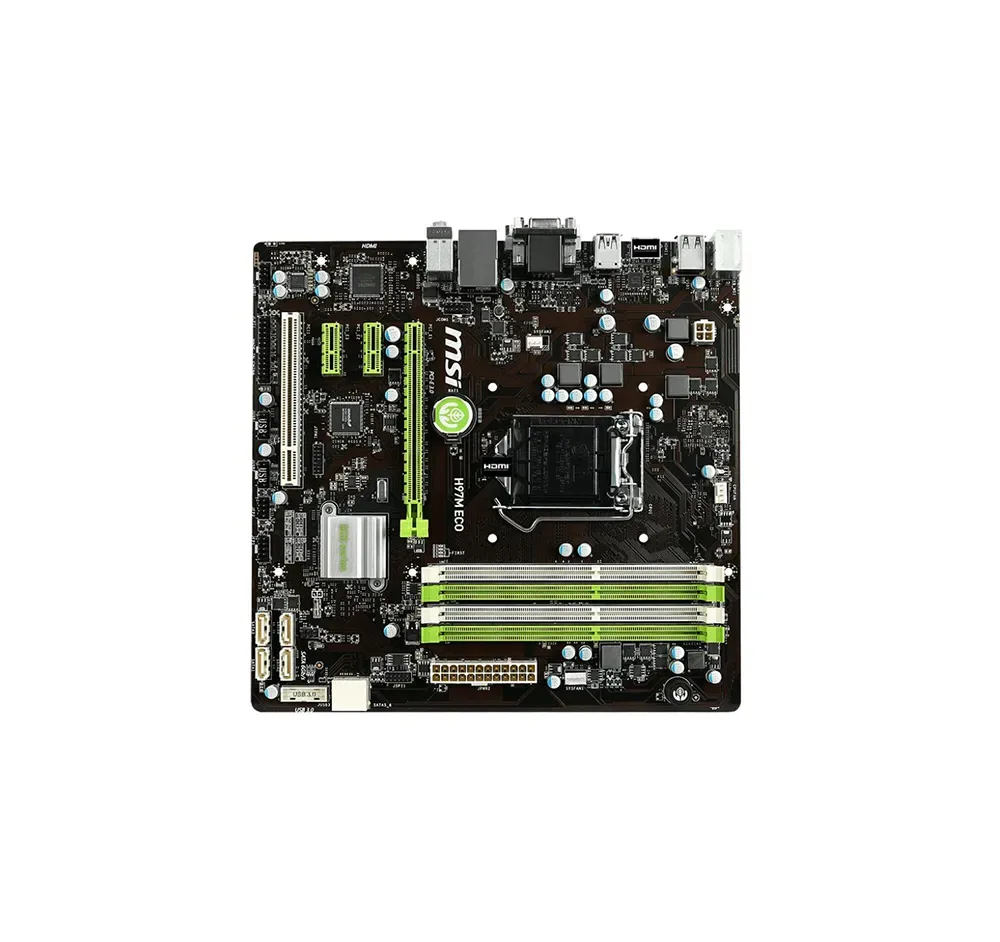 H97M ECO - MSI Desktop Motherboard Intel H97 Express Chipset Socket H3 LGA-1150