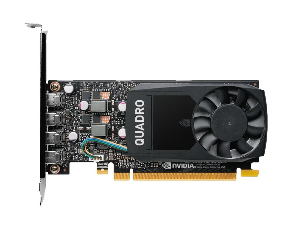 H9CK5 - Dell Nvidia Quadro P620 2GB DDR5 PCI Express 3.0 x16 4x Mini DisplayPort Video Graphics Card for Precision 3430
