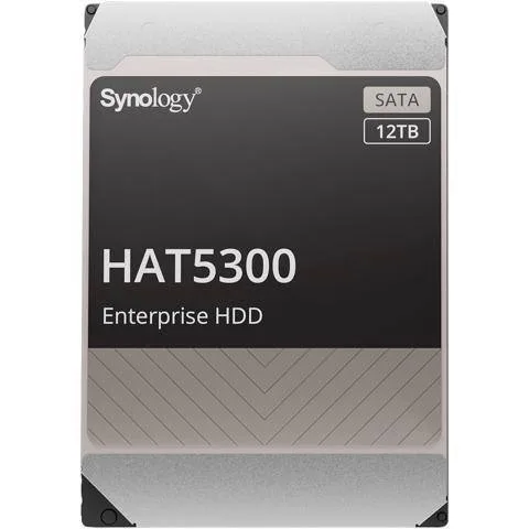 Hat5300-12T - Synology Enterprise 12Tb Hdd Sata 6Gb/S 7200 Rpm 256Mb Cache 3.5 Inch Internal Hard Drive