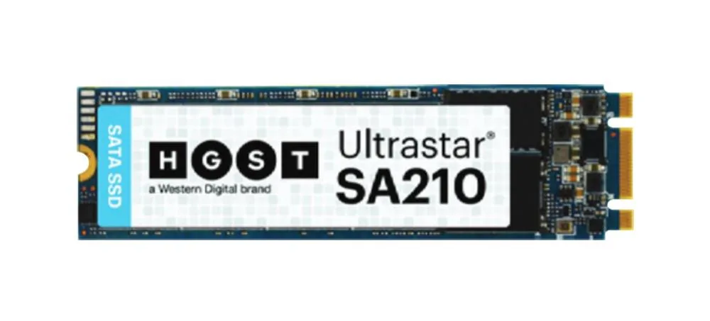 HBS3A1996A4M4B1 - Hitachi Ultrastar SA210 960GB Triple-Level Cell SATA 6Gb/s M.2 2280 Solid State Drive