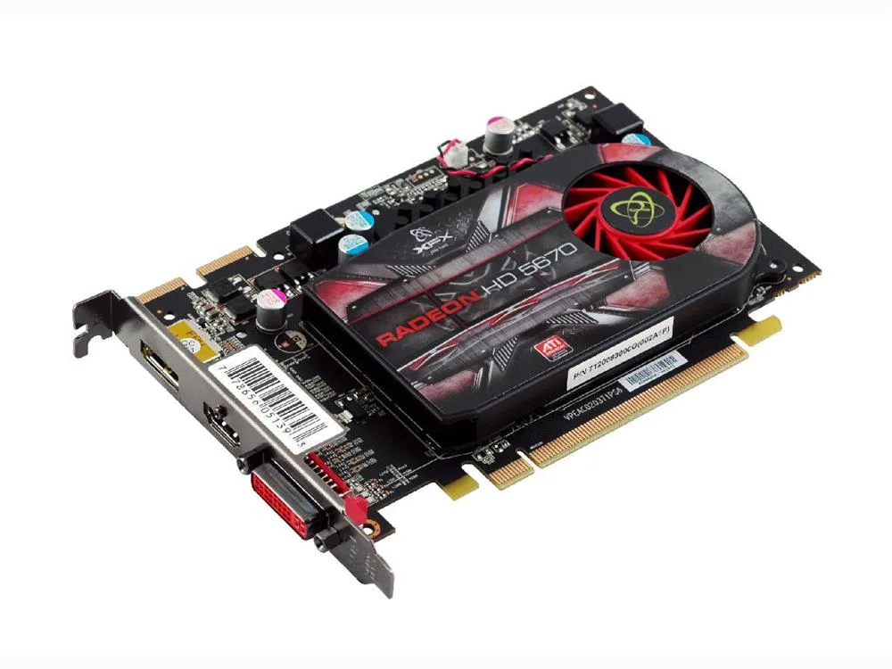 HD-567X-ZNF3 - XFX Radeon HD 5670 1GB DDR5 PCI Express 2.1 HDMI/ Displayport Video Graphics Card