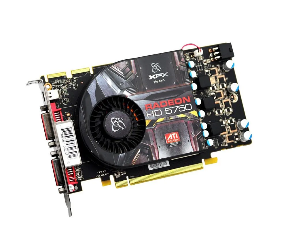 HD-575X-ZMF3 - XFX Radeon HD 5750 1GB GDDR5 128-Bit mini DisplayPort/ 2x DVI PCI Express 2.1 x16 Video Graphics Card