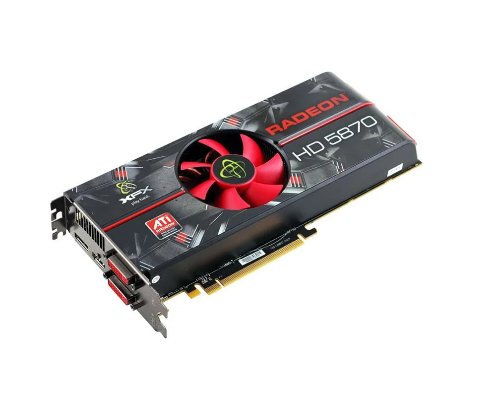 HD-587X-ZNFV - XFX Radeon HD5870 1GB DDR5 2DVI/HDMI/DisplayPort PCI-Express Video Graphics Card w/ AVP
