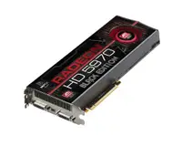 HD-597A-CNB9 - XFX Radeon HD 5970 2GB 512-Bit GDDR5 PCI Express 2.0 x16 Dual DVI/Mini DisplayPort Video Graphics Card