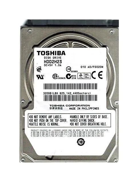 HDD2H23S - Toshiba 320GB 5400RPM SATA 3Gb/s 2.5-inch Hard Drive