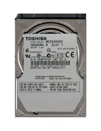HDD2H84S - Toshiba 250GB 5400RPM SATA 3Gb/s 2.5-inch Hard Drive