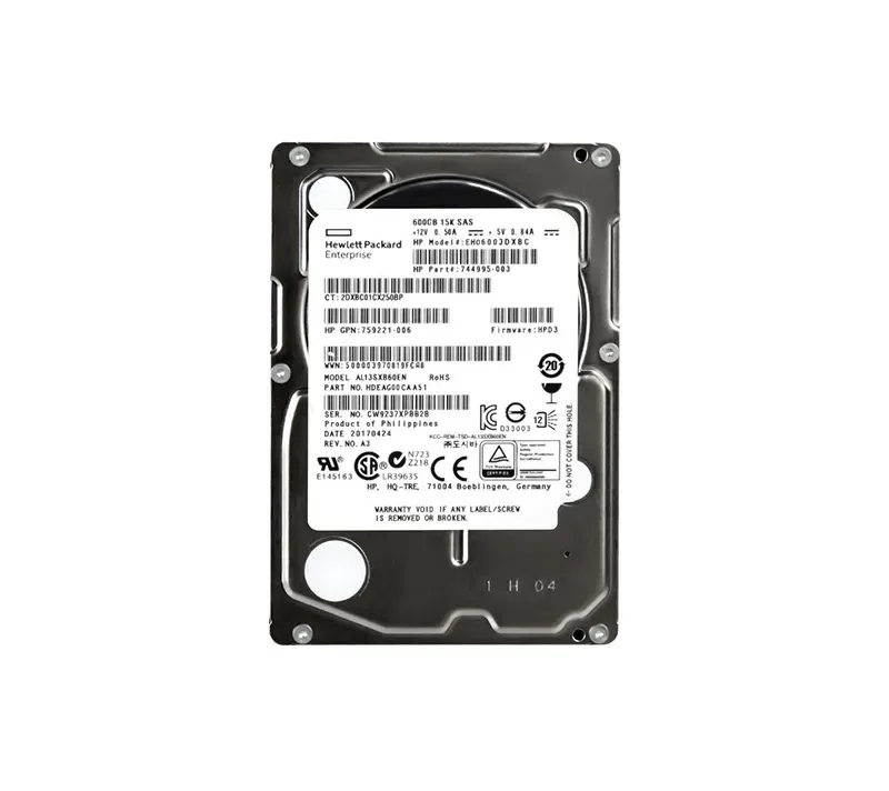 HDEAG00CAA51 - Toshiba 600GB SAS 12Gb/s 15000RPM 128MB Cache 2.5-inch Hard Drive