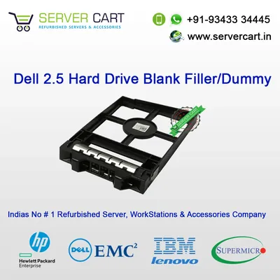HF383 - Dell 2.5-inch Hard Drive Blank Filler Dummy Caddy for PowerEdge1950 2950