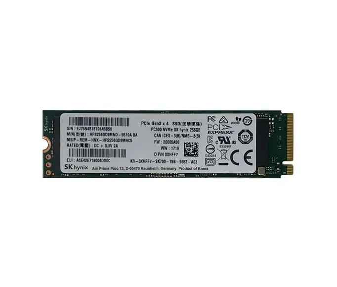 HFS256GD9MND-5510A - Hynix 256GB Multi-Level Cell PCI Express 3.0 x4 M.2 2280 Solid State Drive