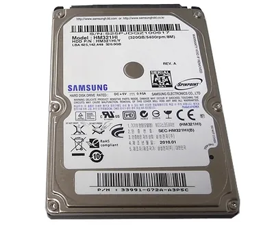 Samsung HM320II/M Spinpoint M7 320GB 5400RPM SATA 3Gb/s 8MB Cache 2.5-inch Hard Drive