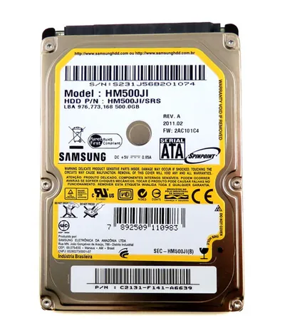 Samsung HM501LL/D Spinpoint M7E 500GB 5400RPM SATA 3Gb/s 8MB Cache 2.5-inch Hard Drive
