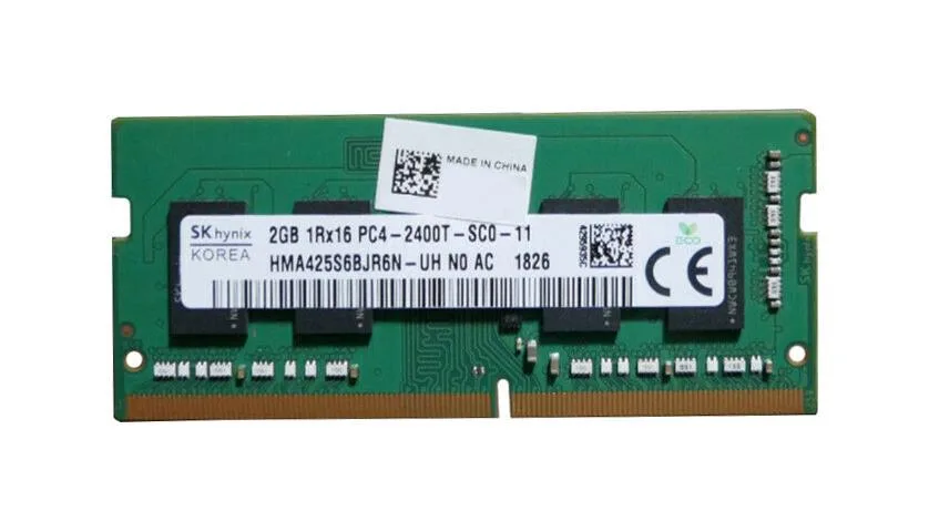 HMA425S6BJR6N-UHN0 - Hynix 2GB PC4-19200 DDR4-2400MHz non-ECC Unbuffered CL17 SoDIMM 1.2V Single-Rank Memory Module