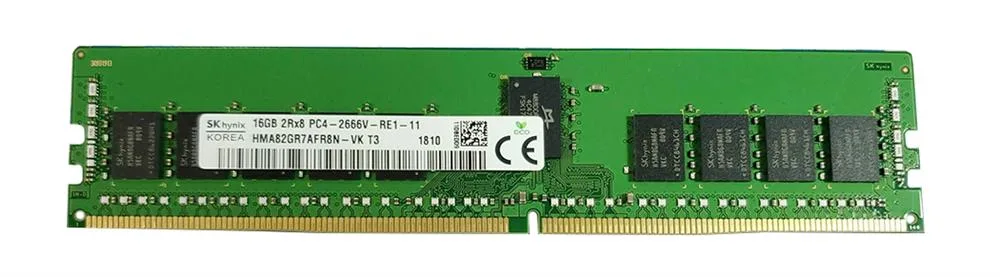 HMA82GR7AFR8N-VKT3AD - Hynix 16GB DDR4-2666MHz PC4-21300 ECC Registered CL19 288-Pin RDIMM 1.2V Dual Rank Memory Module