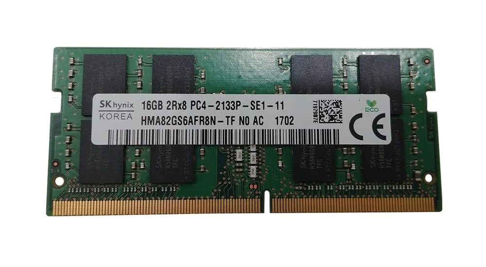 HMA82GS6AFR8N-TFN0-AC - Hynix 16GB PC4-17000 DDR4-2133MHz non-ECC Unbuffered CL15 SoDIMM 1.2V Dual-Rank Memory Module