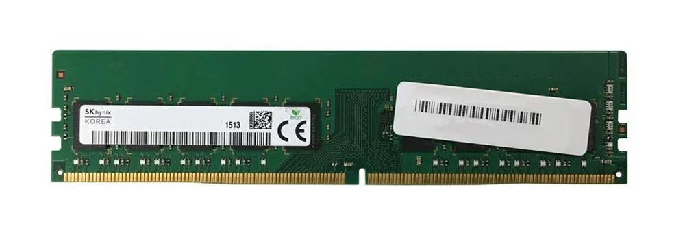 HMA82GU7CJR8N-UHT0AC - Hynix 16GB DDR4-2400MHz PC4-19200 ECC Unbuffered CL17 288-Pin UDIMM 1.2V Dual Rank Memory Module