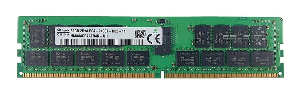 HMA84GR7AFR4N-UHTNAC - Hynix 32GB DDR4-2400MHz PC4-19200 ECC Registered CL17 288-Pin RDIMM 1.2V Dual Rank Memory Module