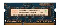 HMT125S6TFR8C-H9N0-AA - Hynix 2GB PC3-10600 DDR3-1333MHz non-ECC Unbuffered CL9 SoDIMM Dual-Rank Memory Module