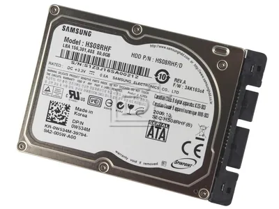 Samsung HS08RHF/D Spinpoint N3C 80GB 5400RPM SATA 3Gb/s 16MB Cache 1.8-inch Hard Drive