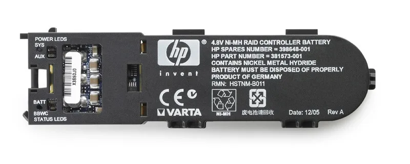 HSTNM-B011 - HP 4.8v 500mah Smart Array Battery for P-Series Controllers without Cable