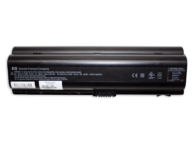 HSTNN-DB32 - HP 12-Cell Lithium-Ion 10.8v/8800mAH Battery for Pavilion DV2000/6000 and Presario V3000/6000 Notebook Series