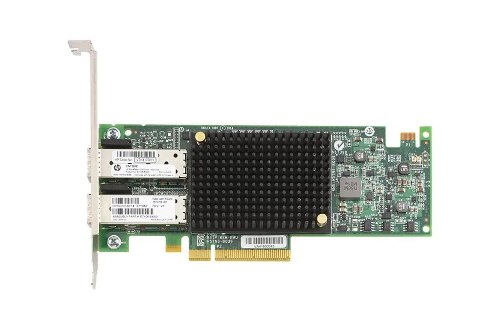 HPE HSTNS-B039 StoreFabric CN1200E 2 x Ports 10GbE PCI-Express 3.0 x8 Fibre Channel Converged Network Adapter Card