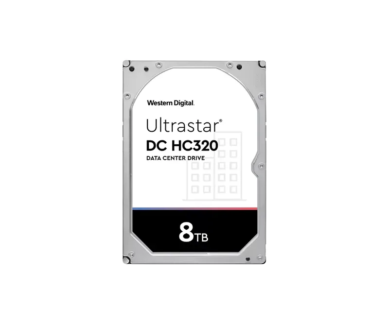 HUS728T8TALE6L1 - Western Digital Ultrastar DC HC320 8TB 7200RPM SATA 6Gb/s SED 512e 256MB Cache 3.5-inch Hard Drive