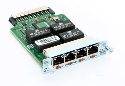 Cisco HWIC-4B-S/T-RF 4-Port ISDN BRI S / T High-Speed WAN Interface Card