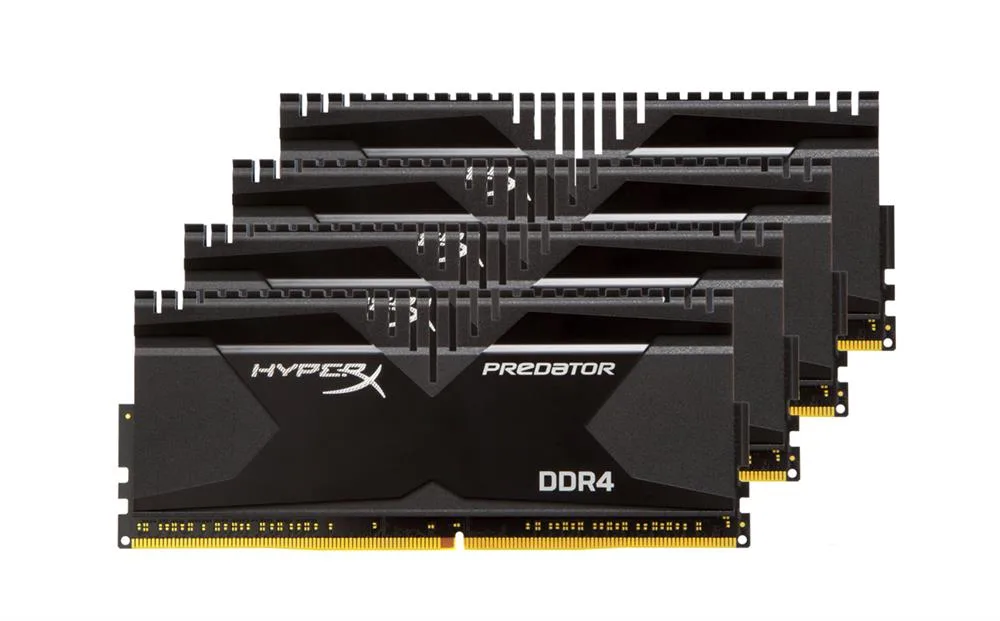 Kingston Technology HX424C12PB2K4/16 16GB Kit (4 X 4GB) DDR4-2400MHz PC4-19200 non-ECC Unbuffered CL17 288-Pin DIMM 1.35