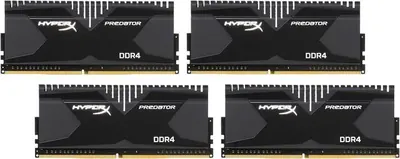 Kingston Technology HX426C13PB2K4/16 16GB Kit (4 X 4GB) DDR4-2666MHz PC4-21300 non-ECC Unbuffered CL13 288-Pin DIMM 1.2V