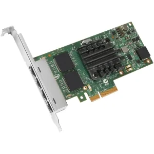 Intel I350T4BLK 4 x Ports 1Gb/s 10/100/1000Base-T PCI Express 2.1 x4 Gigabit Ethernet Server Network Adapter Card