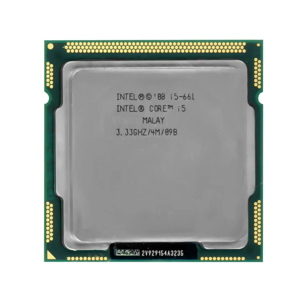 I5-661 - Intel Core 2-Core 3.33GHz 2.5GT/s DMI 4MB SmartCache Socket FCLGA1156 Processor