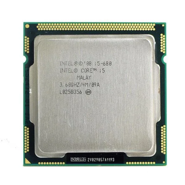 I5-680 - Intel Core 2-Core 3.60GHz 2.5GT/s DMI 4MB SmartCache Socket FCLGA1156 Processor