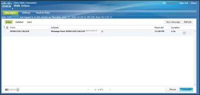 ICSUNITY-V100USER - Cisco Unity Voice Mail License 16 Port, 100 User