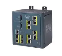 IE-3000-8TC - Cisco Industrial Ethernet 3000 Series RJ-45 8 x Ports 10/100Base-TX + 2 x combo Gigabit SFP Layer 2 managed DIN rail mountable Fast Ethernet Switch