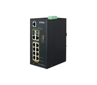 IGS-4215-8P2T2S - Planet 8 x Ports 10/100/1000Base-T PoE+ + 2 x Ports 10/100/1000Base-T + 2 x Ports 100/1000Base-X SFP Managed Network Switch