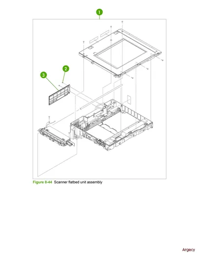 IR4054-LEG - HP Scanner - Paper Flatbed Assembly for CLJ CM4730 mfp / 4730 Series / aka IR4054-SVPNR