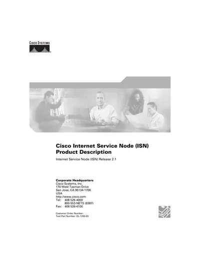 ISN-NPS-CP - Cisco Internet Services Node License 1 User(s) Standard License