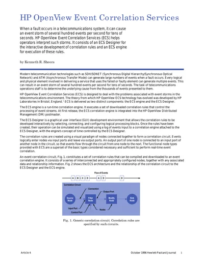 J1091EA - HP Event Correlation Services Designer v. 3.2 License