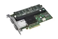 J155F - Dell PERC 6/E Dual Channel PCI-Express SAS RAID Controller with 512MB Cache