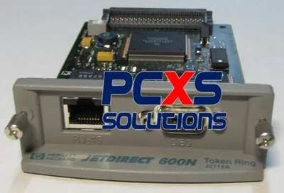 J3112A - HP JetDirect 600N Token Ring LAN Interface Card DB-9 and RJ-45 Connectors