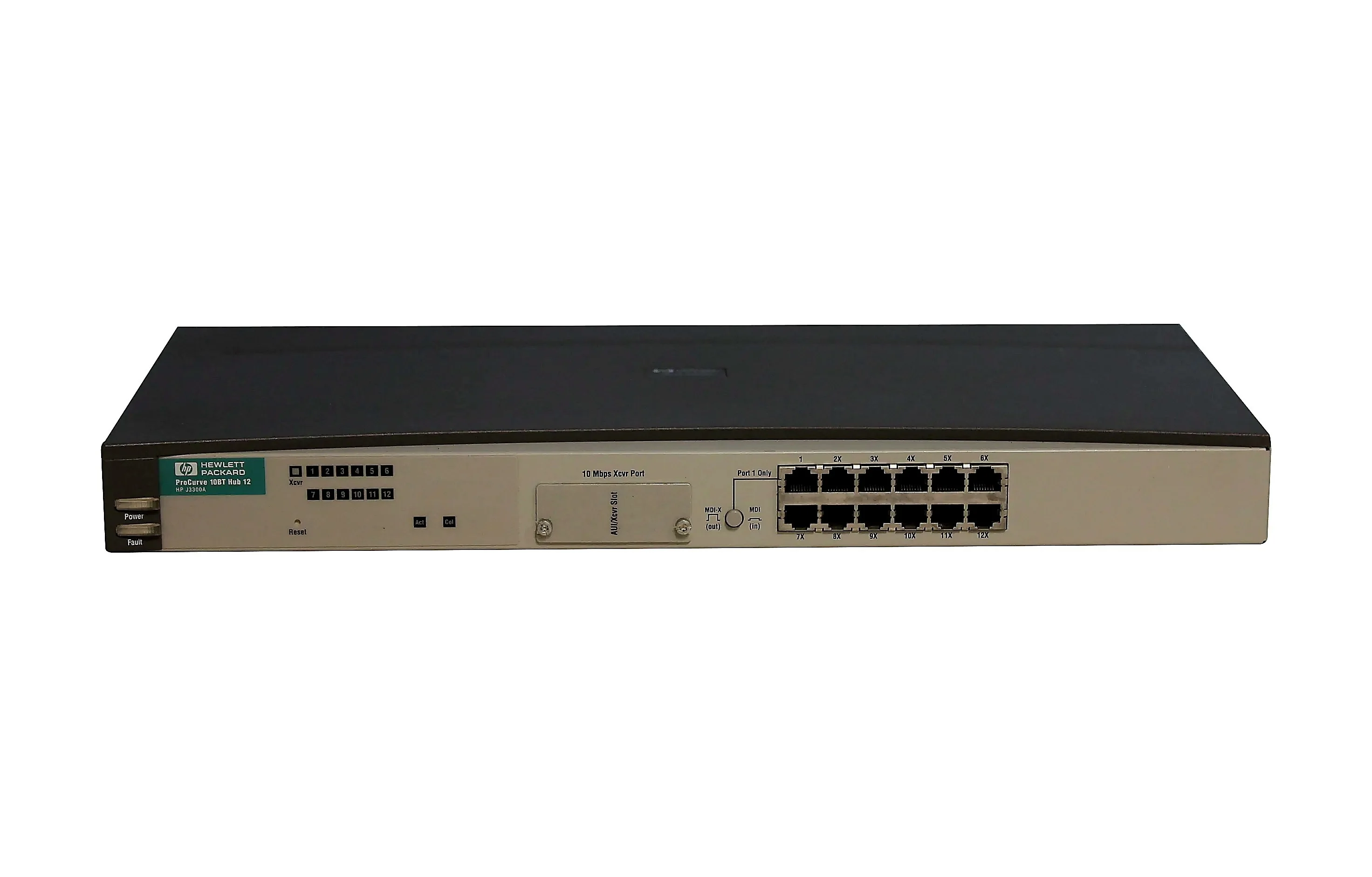 HP J3300-61001 ProCurve 12 x Ports 10Base-T 1 x Port Transceiver Slot Ethernet Hub