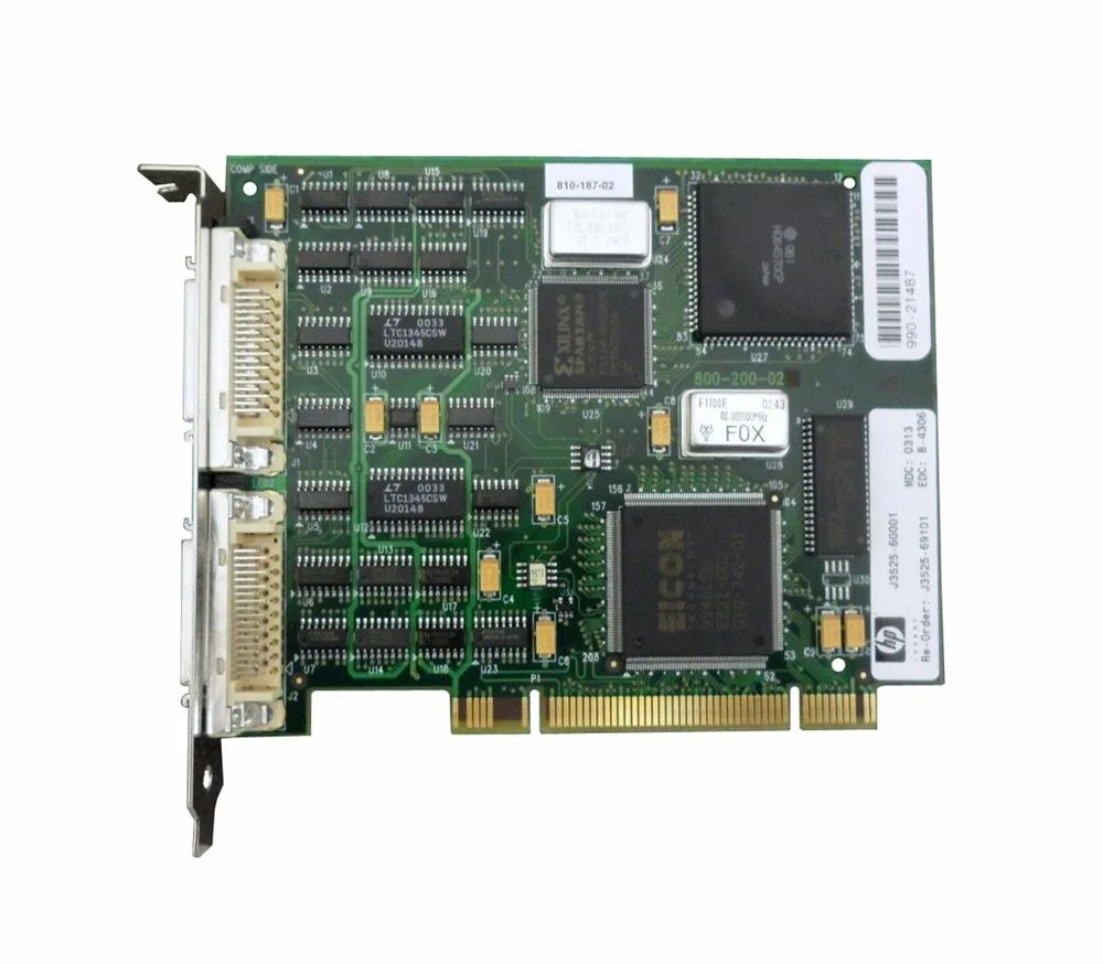 HP J3525-60001 2 x Ports PCI X.25 Interface PC Board WAN Network Adapter Card