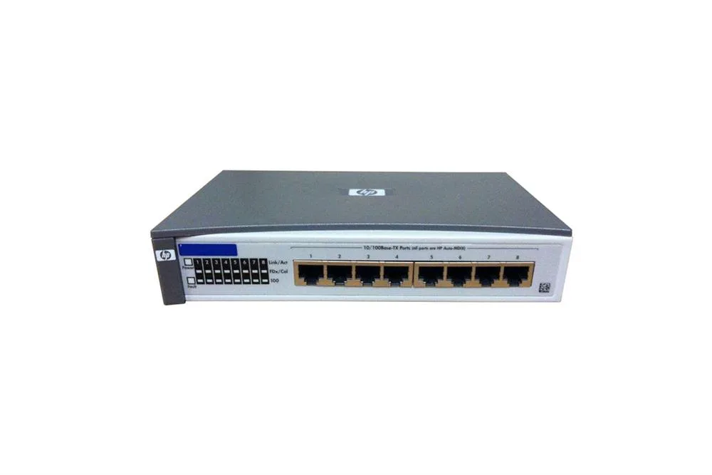 HP J4097B#ACC ProCurve Switch 408 8-Ports 10/100Base-TX Fast Ethernet Unmanged Switch