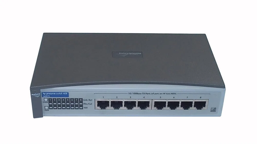 HP J4097C#ABA ProCurve Switch 408 8-Ports 10/100Base-TX Fast Ethernet Unmanged Switch