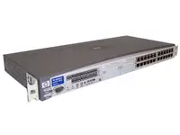 J4813AU - HP ProCurve 2524, 24-Ports 10/100Base-T + 2-Ports SFP (mini-GBIC) Slots Layer 2 Managed Switch