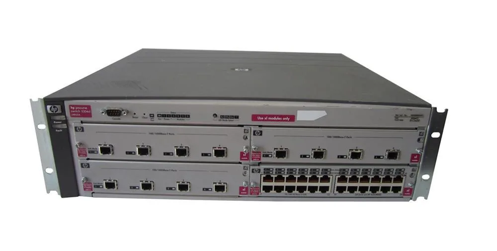 HP J4850A#ACC ProCurve Switch 5304XL 4 x Expansion Slot 10/100Base-TX Layer- 3 Managed Ethernet Network Switch Chassis