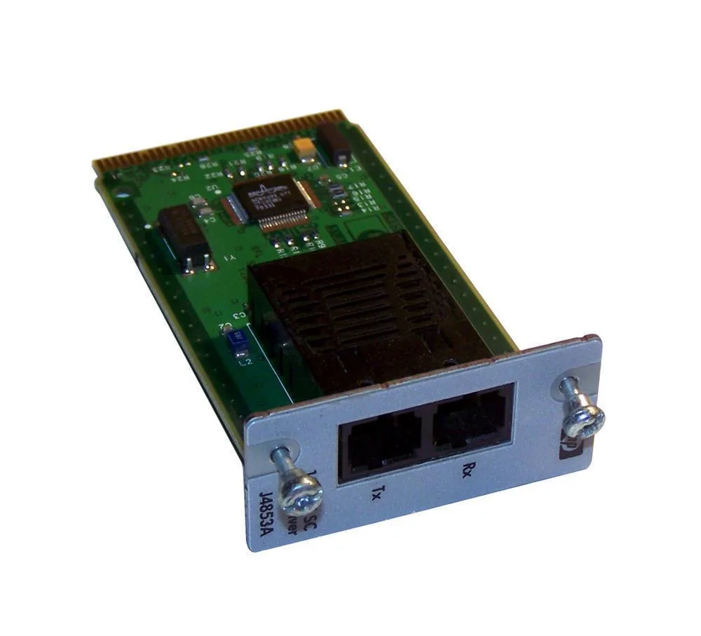 HP J4853A#ABA ProCurve 100Mb/s 100Base-FX Multi-Mode Fiber 2km 1300nm SC Connector Fast Ethernet Transceiver Module