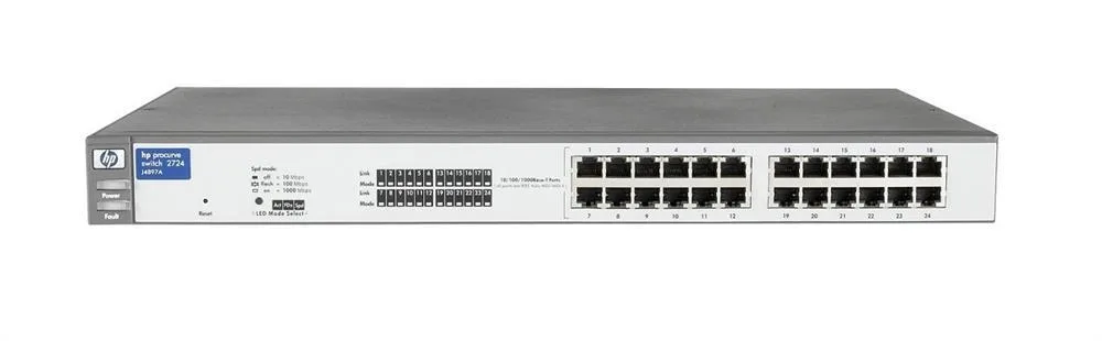 HP J4897A#ACC ProCurve 2724 24 x Ports 10/100/1000Base-T Unmanaged LAN Gigabit Ethernet Network Switch