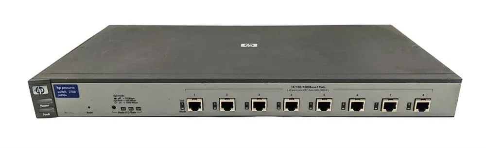 HP J4898A#ABA ProCurve 2708 8-Ports Unmanaged 1GBps GigaBit Ethernet Switch
